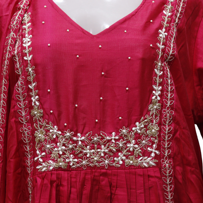 Plus Size Hand Work KarwaChauth Suit Set - Buy Online | M&Y Pehnava