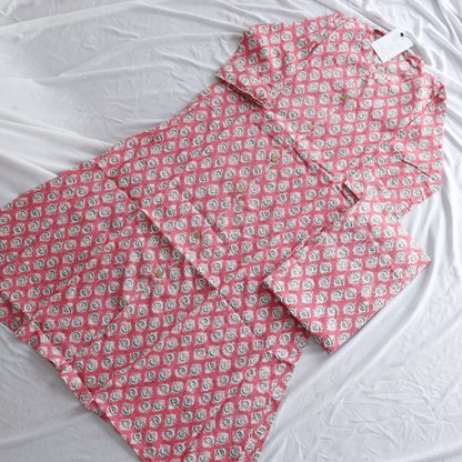 Pink Kantha Work Co-Ord Set