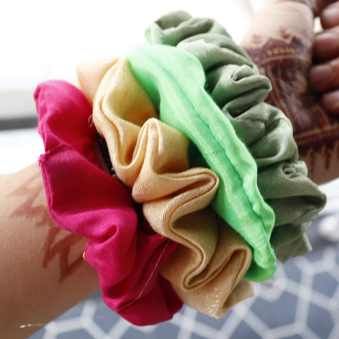 MultiColor - Set Of 4 Scrunchies