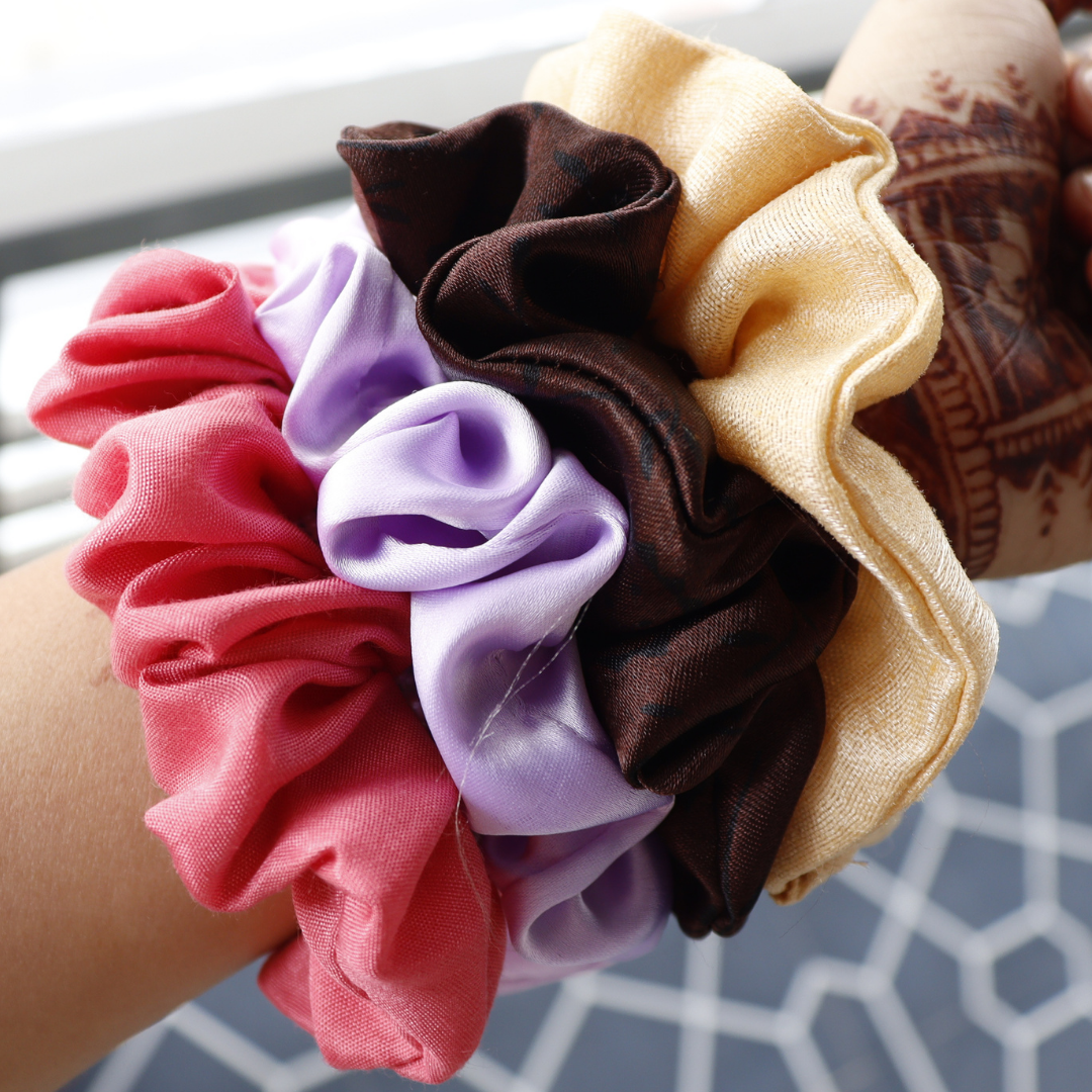 MultiColor - Set Of 4 Scrunchies