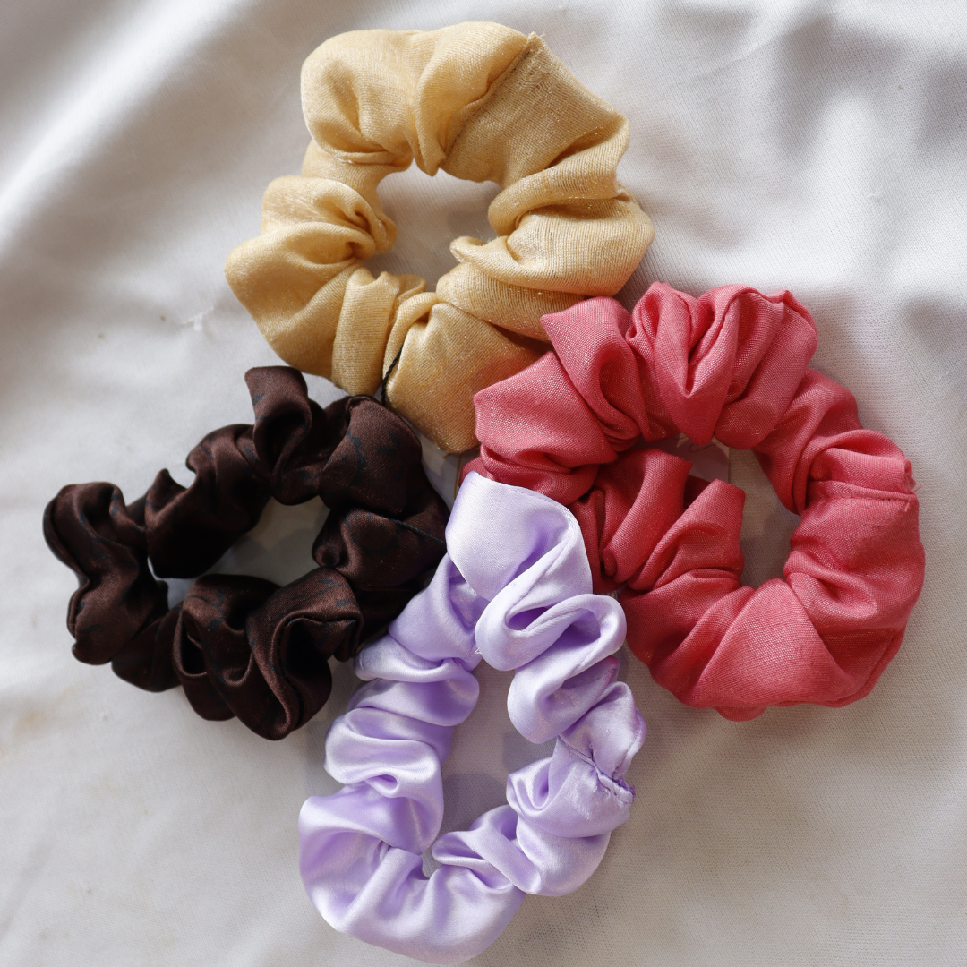 MultiColor - Set Of 4 Scrunchies