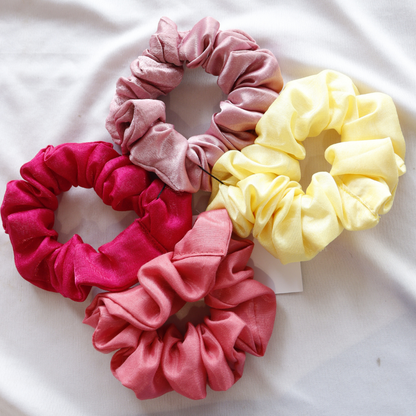 Vibrant - Set Of 4 Scrunchies