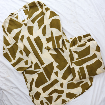Green Cotton Co-Ord Set