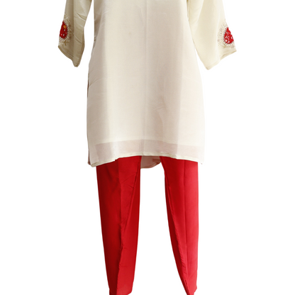Bandhej Tissue Shimmer Co-Ord Set for Festivals – Buy Online | M&Y Pehnava