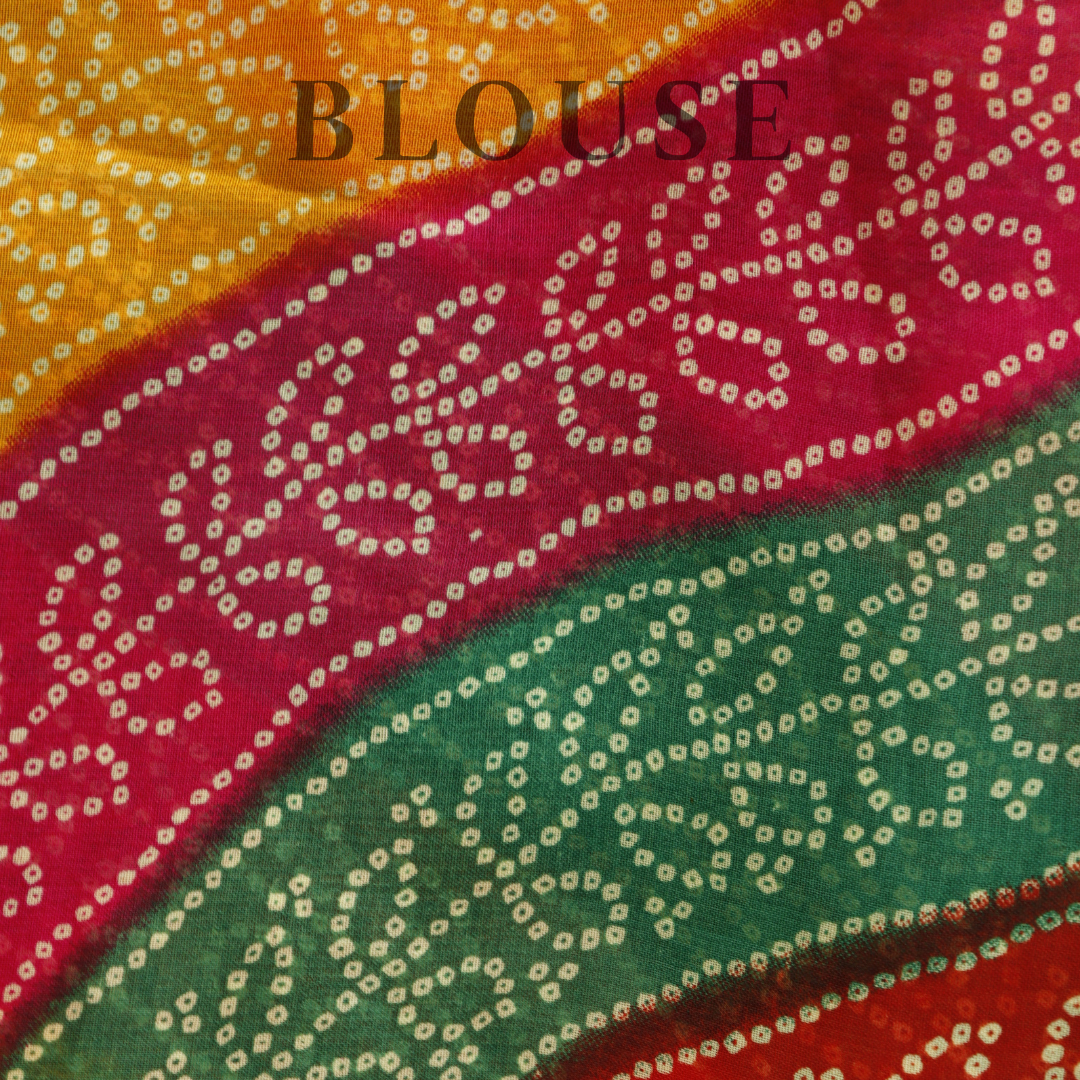 Multi-Colour Chunari Saree