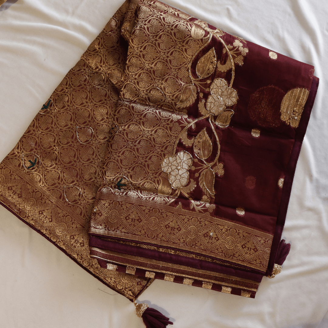 Banarasi Handwork Saree - M&Y Pehnava