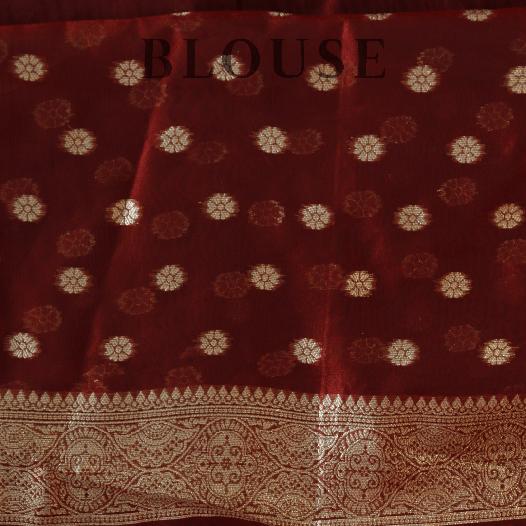 Banarsi Organza Saree - M&Y Pehnava