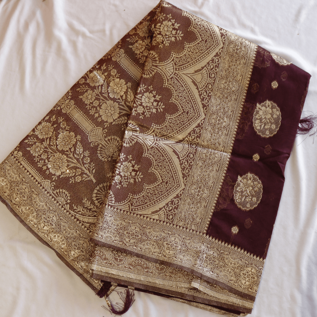 Banarsi Organza Saree - M&Y Pehnava