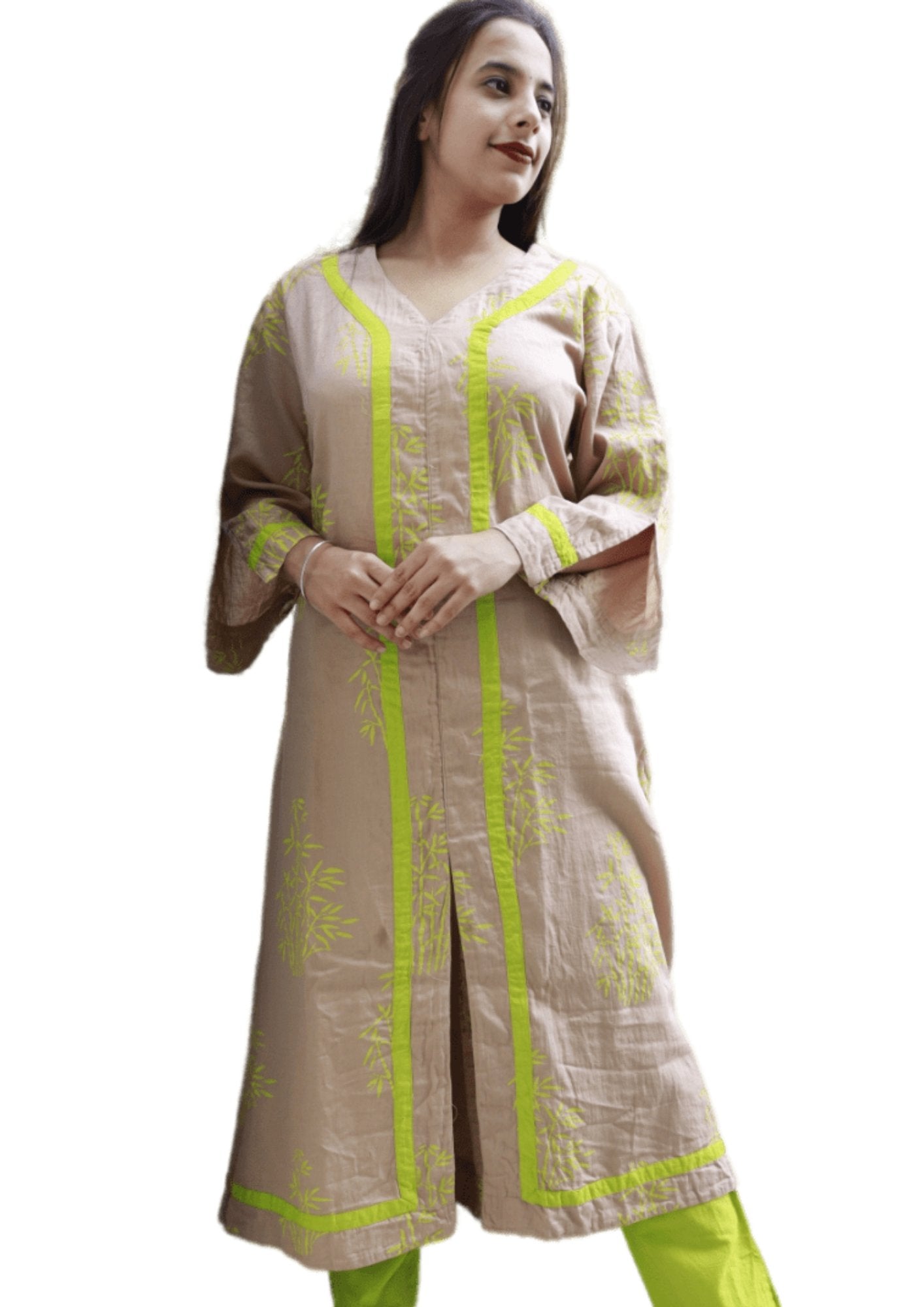 Cotton Printed Kurti Pant Set - M&Y Pehnava