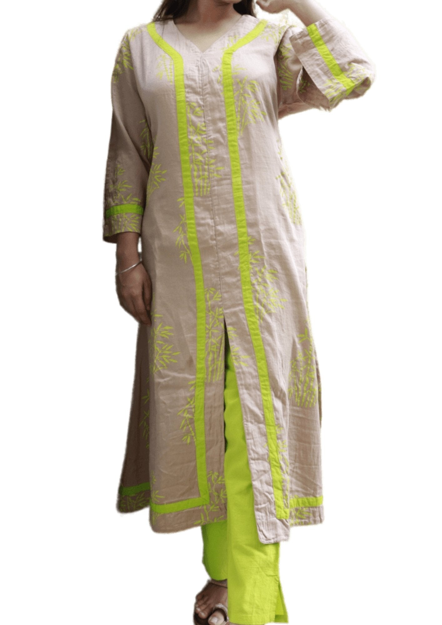 Cotton Printed Kurti Pant Set - M&Y Pehnava