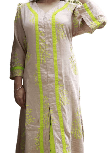 Cotton Printed Kurti Pant Set - M&Y Pehnava