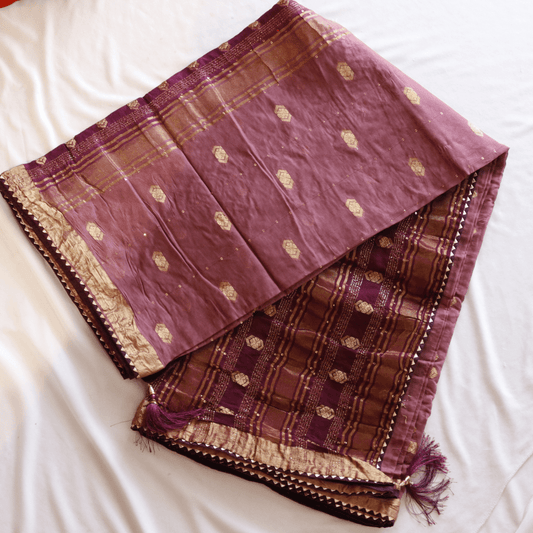 Cotton Sequence Work Saree - M&Y Pehnava