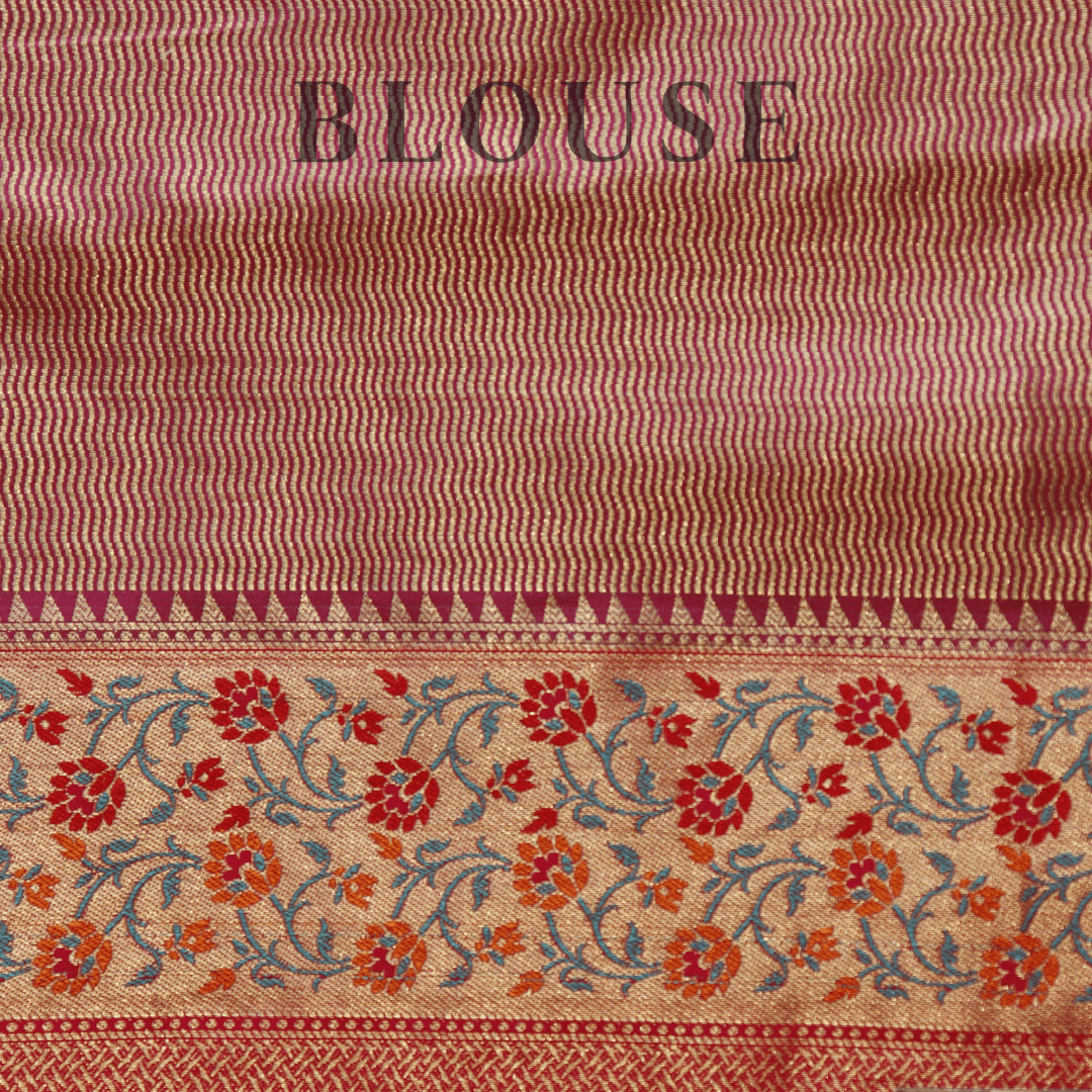 Cotton Silk Heavy Banarsi Border and Buty Saree - M&Y Pehnava