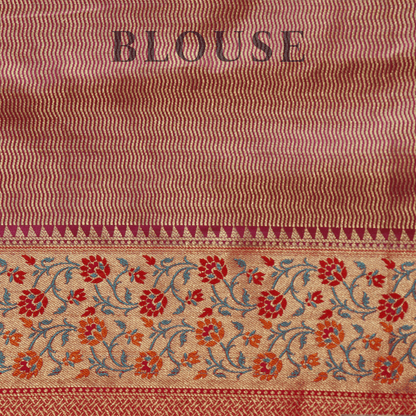 Cotton Silk Heavy Banarsi Border and Buty Saree - M&Y Pehnava