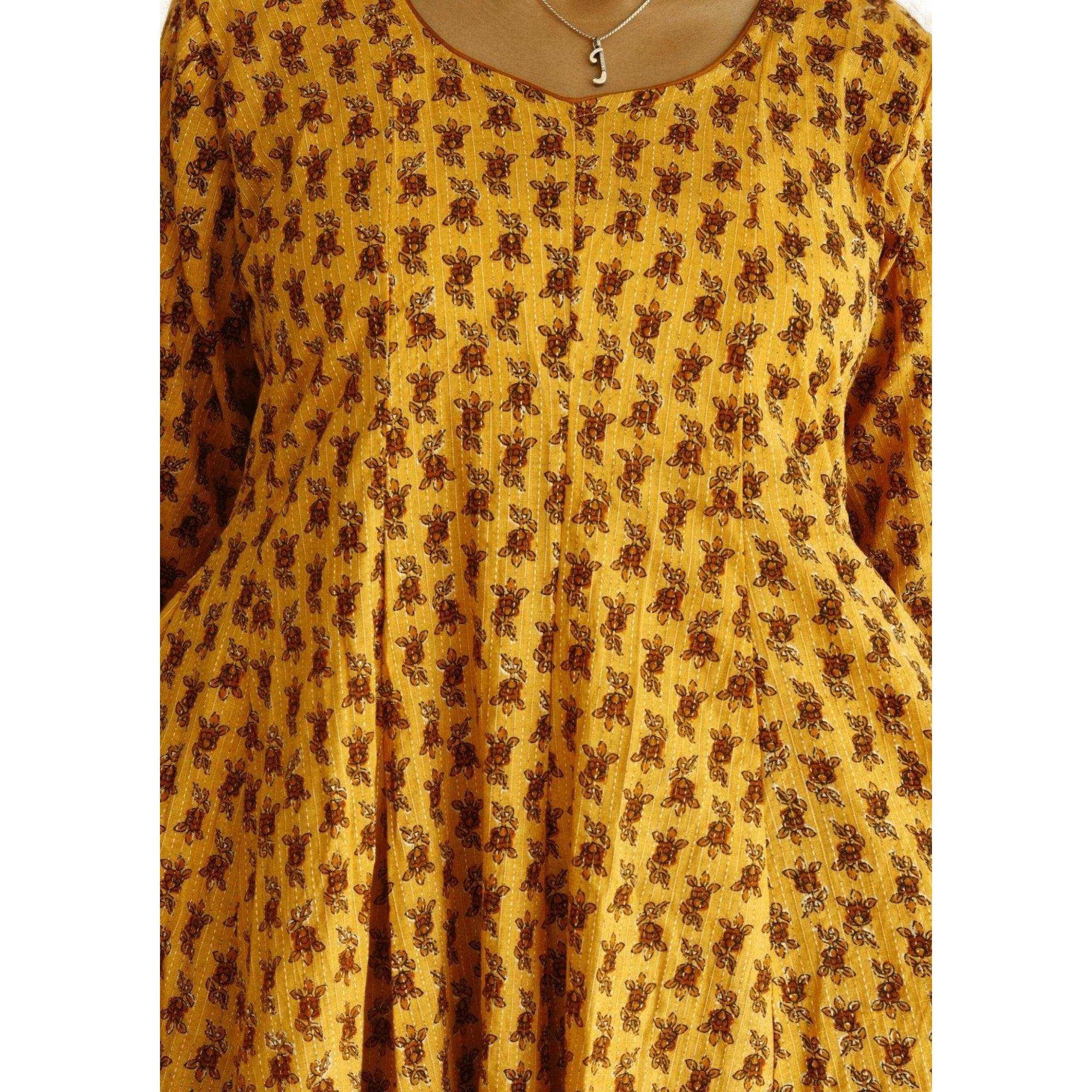 KANTHA FROCK KURTI - M&Y Pehnava