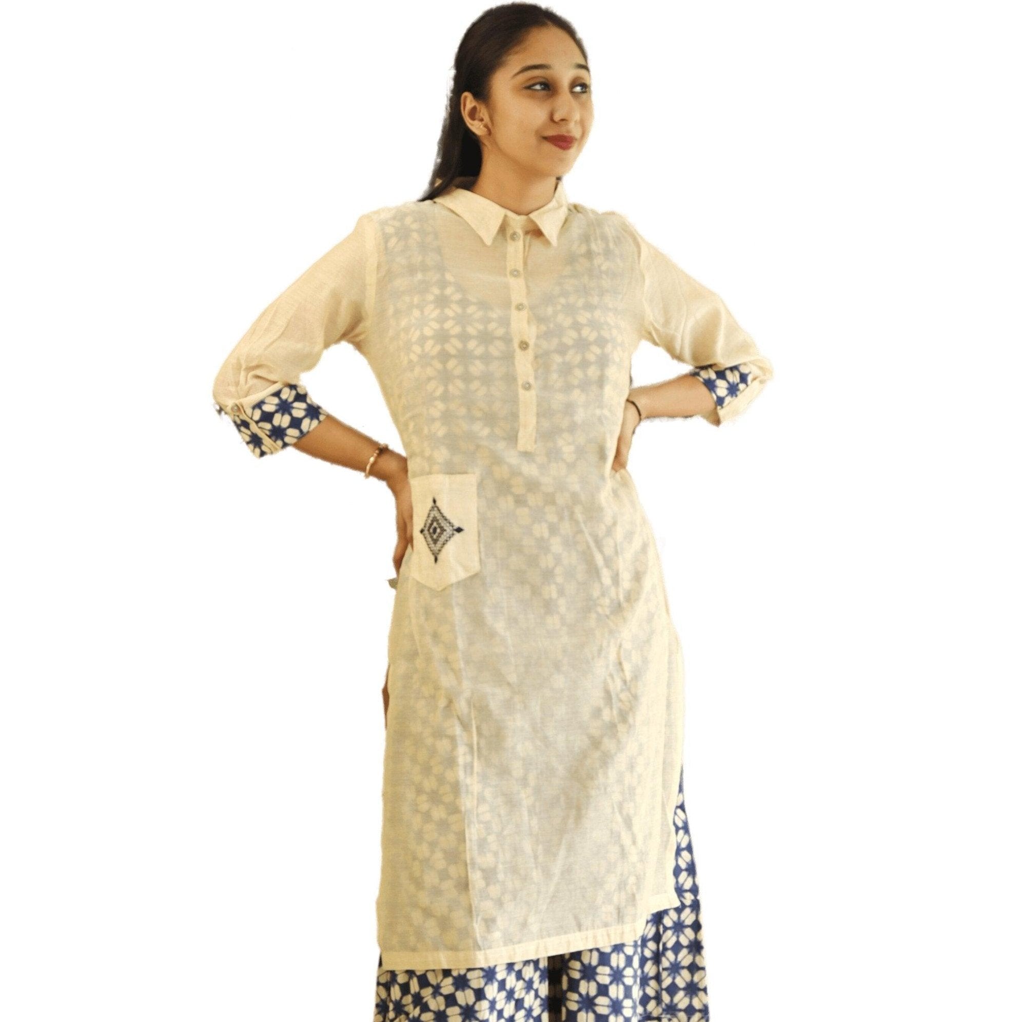 Double Skirt pattern Kurti with Frock Long Kurti Inside - M&Y Pehnava