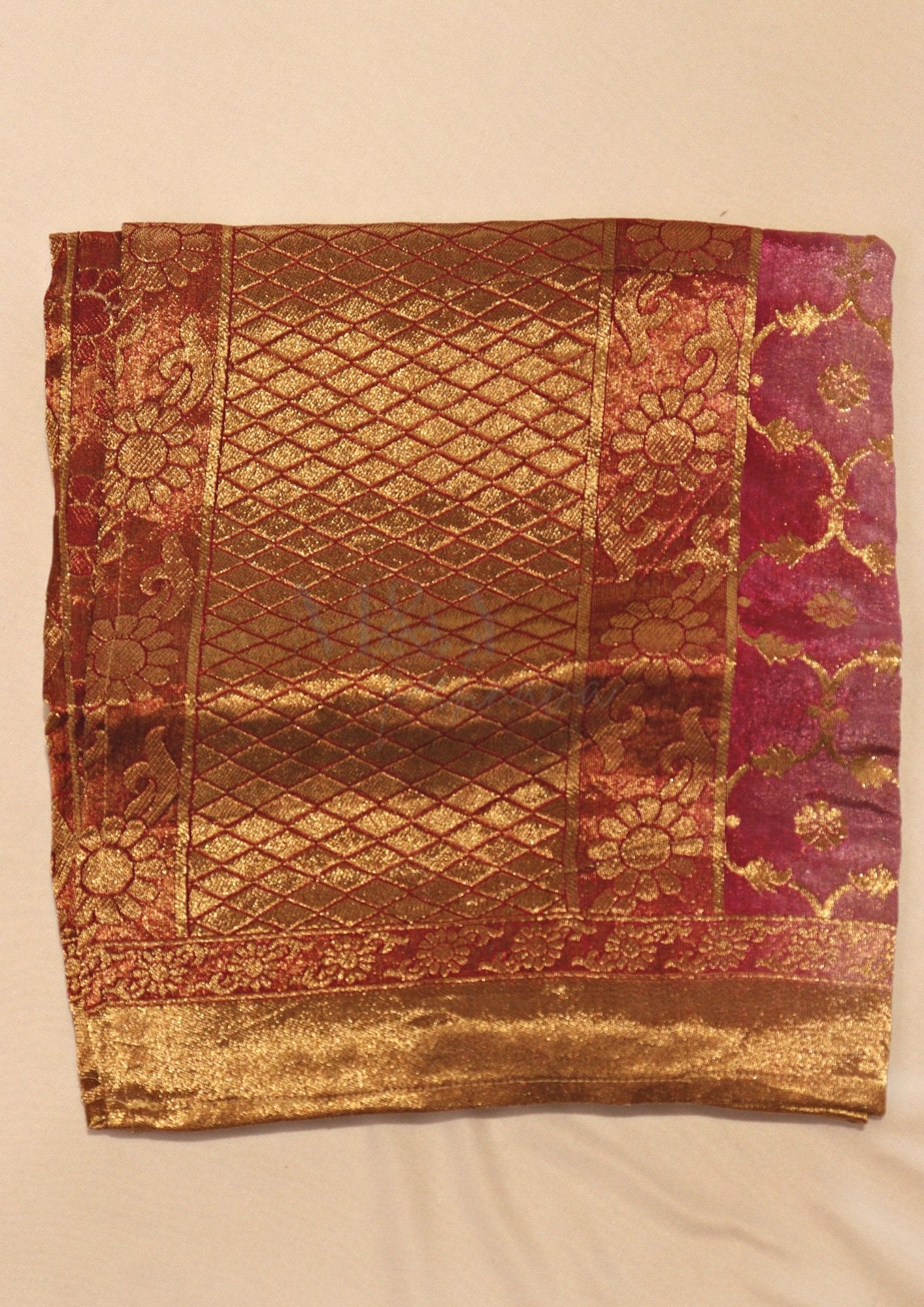Silk Handwork Banarsi Dupatta Set - M&Y Pehnava